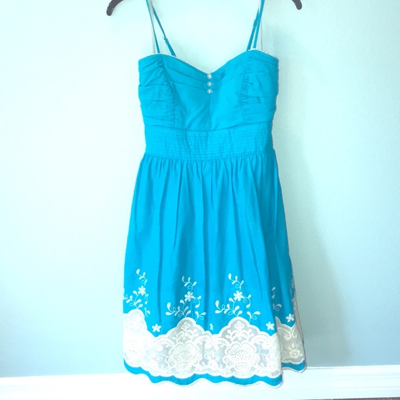 Speechless Dresses & Skirts - Speechless Turquoise Sweetheart Short Dress